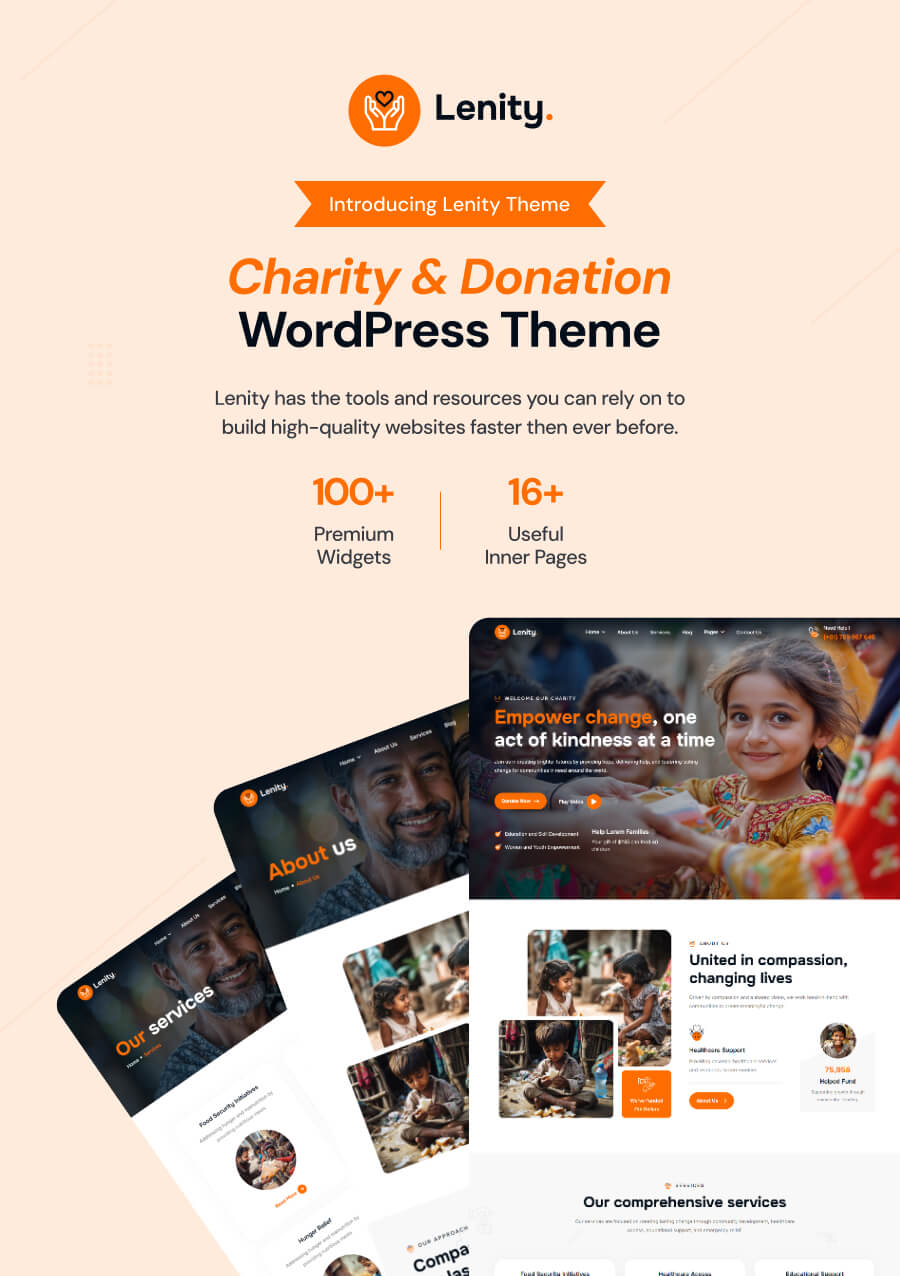 Lenity - Charity & Donation WordPress Theme - 3