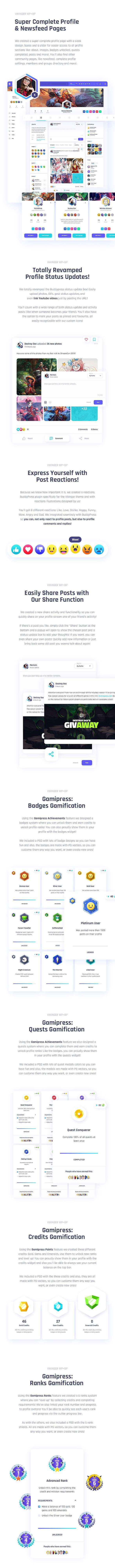 Vikinger - BuddyPress and GamiPress Social Community - WordPress Theme - 21