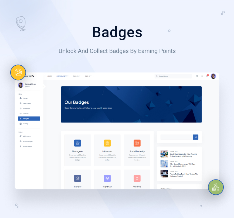 Social Network Community BuddyPress Theme | SocialV | Iqonic Design