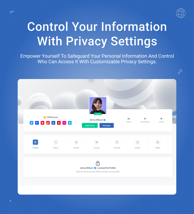 Social Network Community BuddyPress Theme | SocialV | Iqonic Design