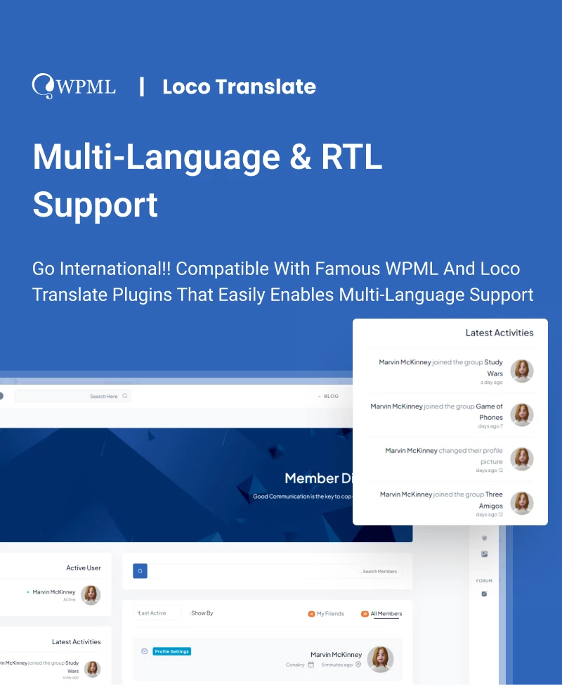 Social Network Community BuddyPress Theme | SocialV | Iqonic Design