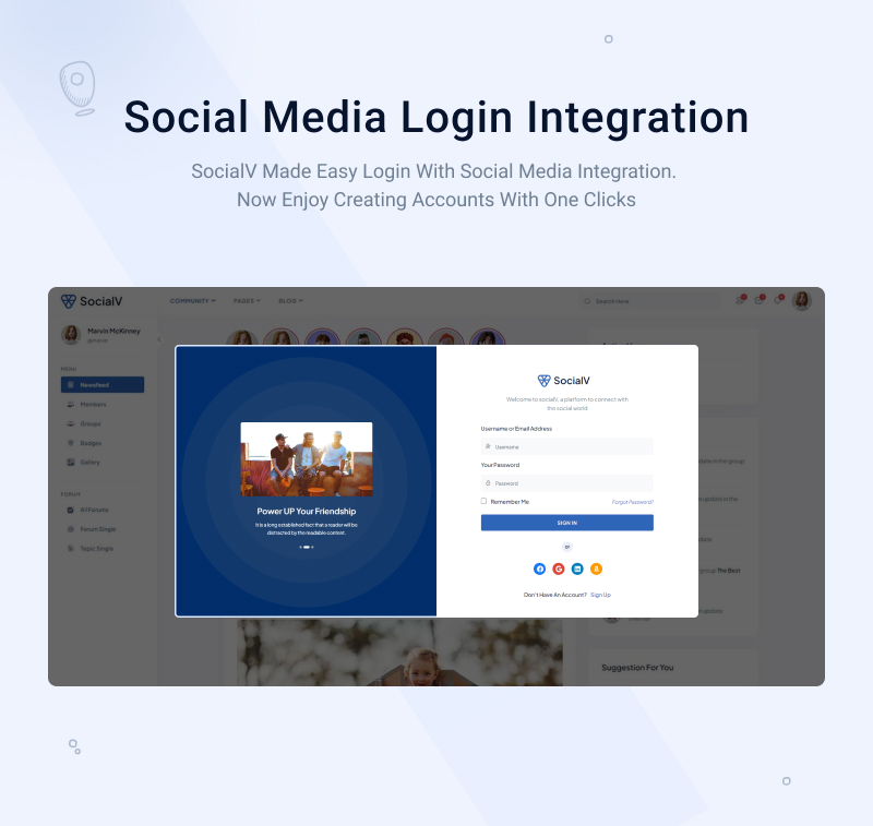 Social Network Community BuddyPress Theme | SocialV | Iqonic Design