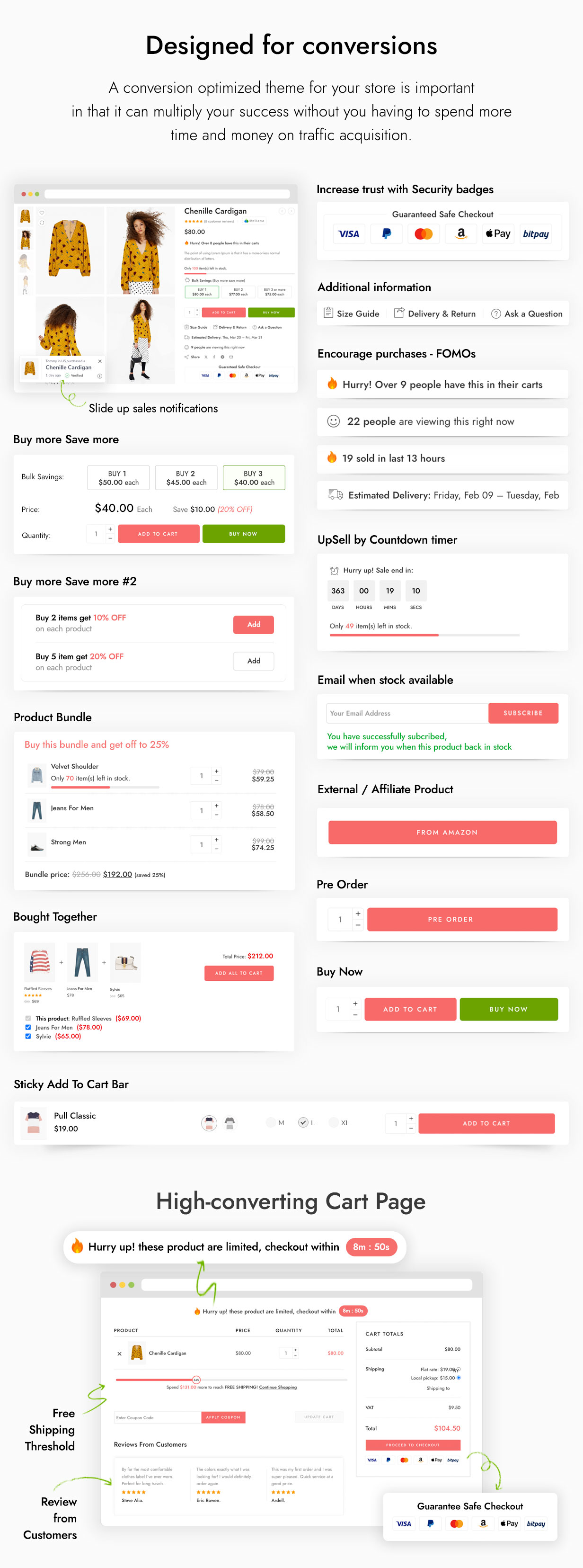Elessi - WooCommerce AJAX WordPress Theme - Design for conversation